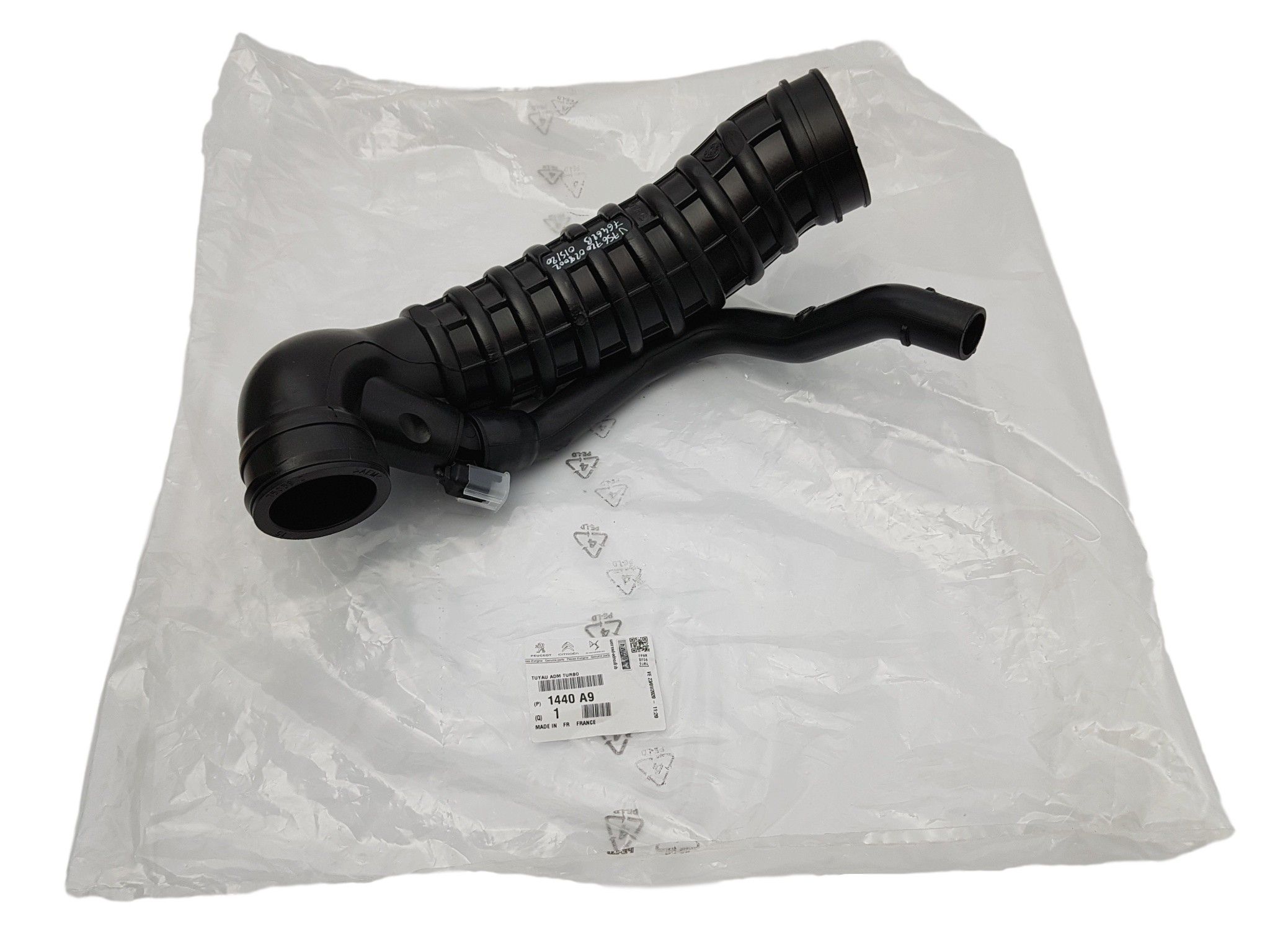 Air Hose Original Citroen Peugeot C3 C4 DS 207 208 1.6 VTI 1440A9 main product photo