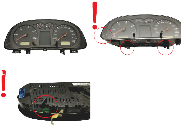 Speedometer/Instrument Cluster VW Golf MK4 1J0919860B 110008773003 53643 main product photo