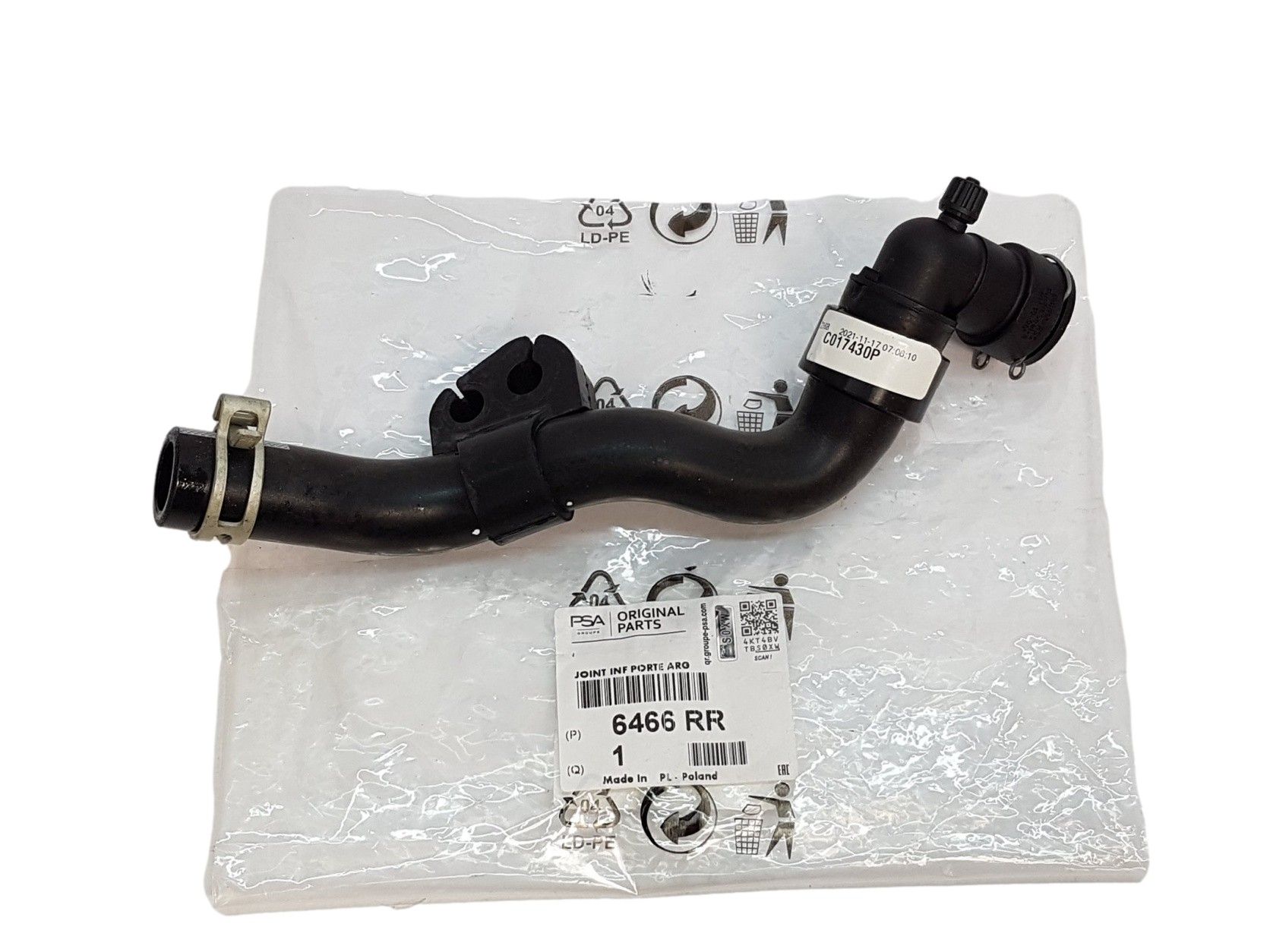 Heater Pipe New Original Citroen Peugeot 1.8-2.0 16V 6466RR