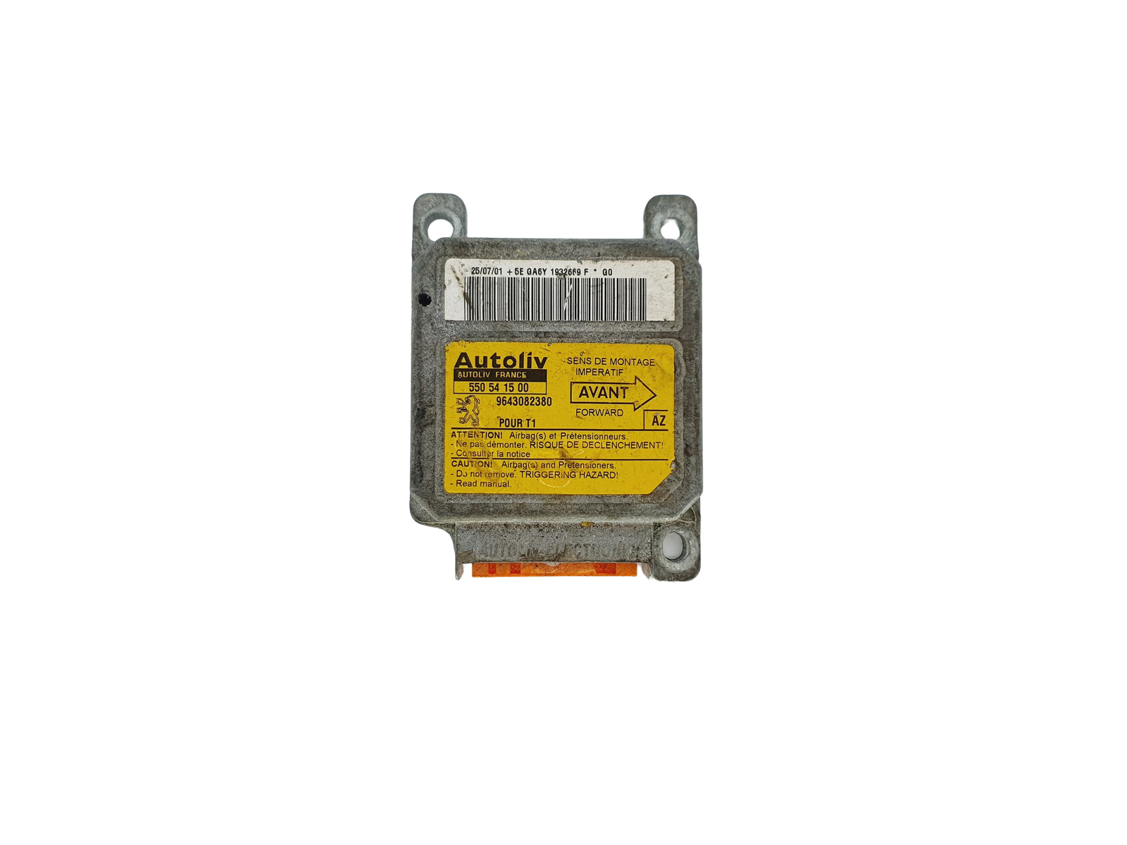 Controller Moduł 550541500 9643082380 PSA Autoliv 35778 main product photo