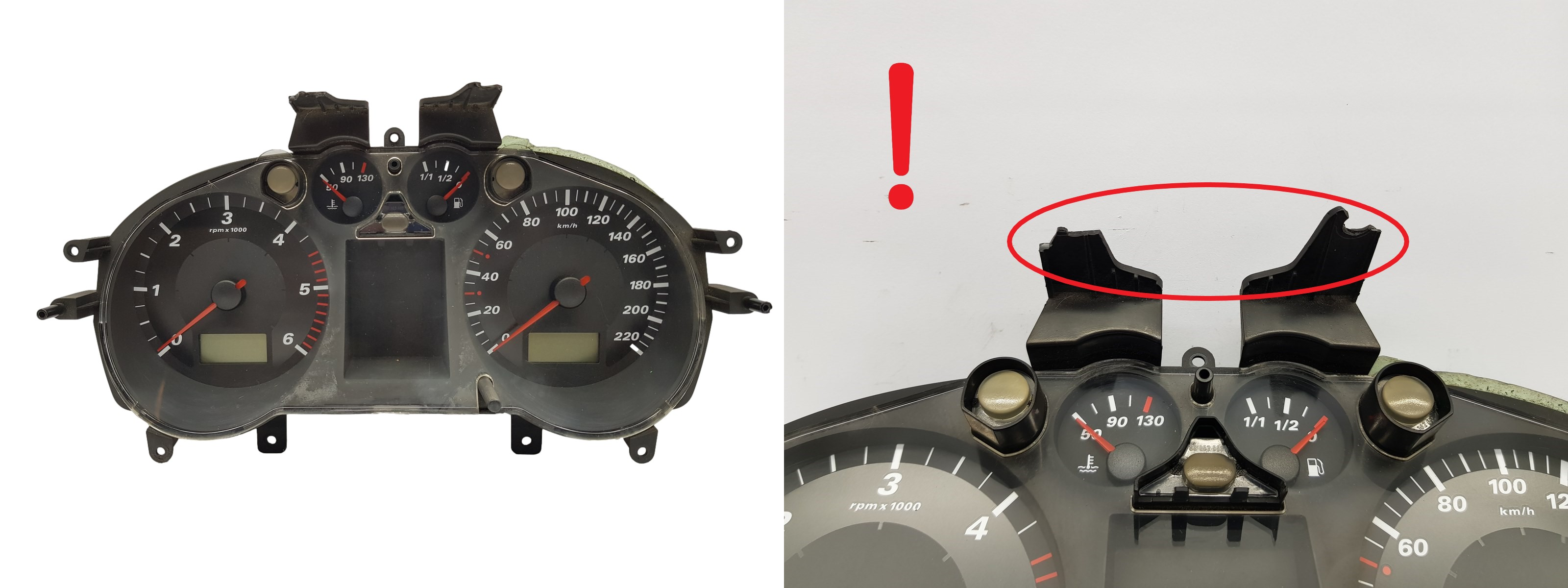 Speedometer/Instrument Cluster Seat Ibiza Cordoba 6L0920801A 3070 main product photo