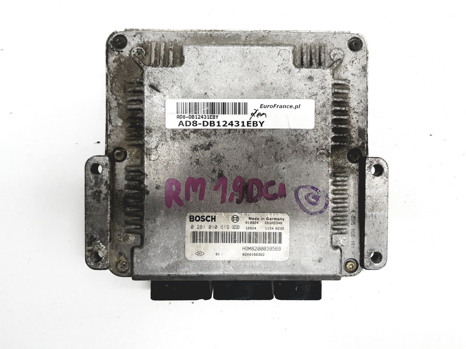 Controller 0281010819 8200039569 8200166362 Fiat Renault Bosch 12431 main product photo