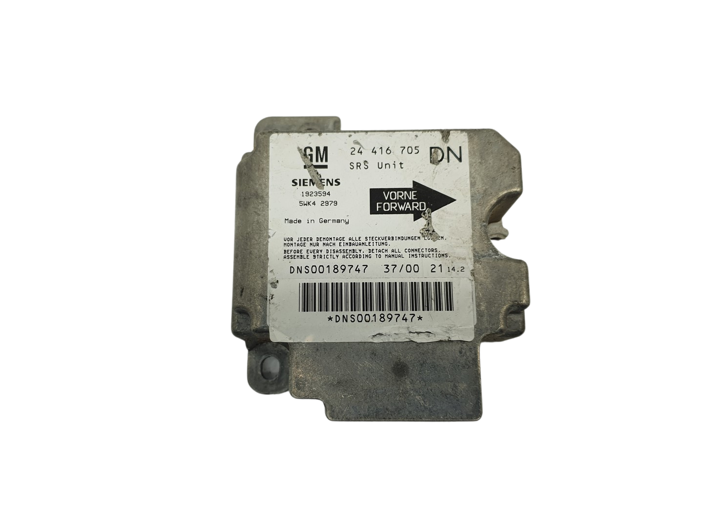 Controller 24416705 DN 5WK42979 Opel Siemens main product photo