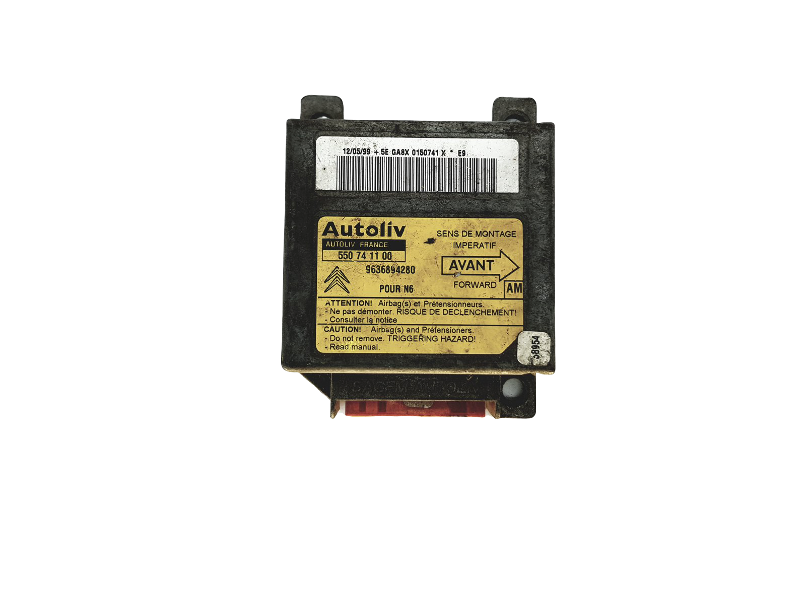 Controller Moduł 550741100 9636894280 PSA Autoliv main product photo