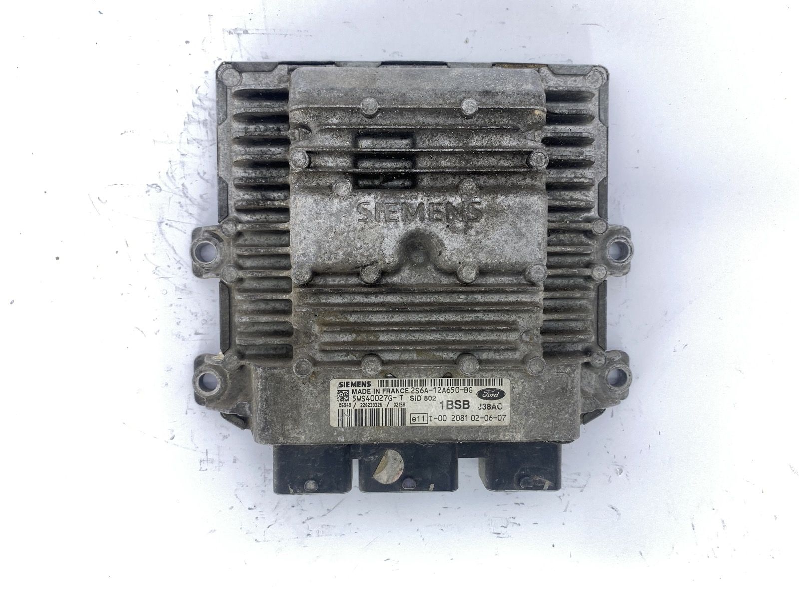 Controller 2S6A-12A650-BG 5WS40027G-T SID 802 Ford Siemens 48222 main product photo