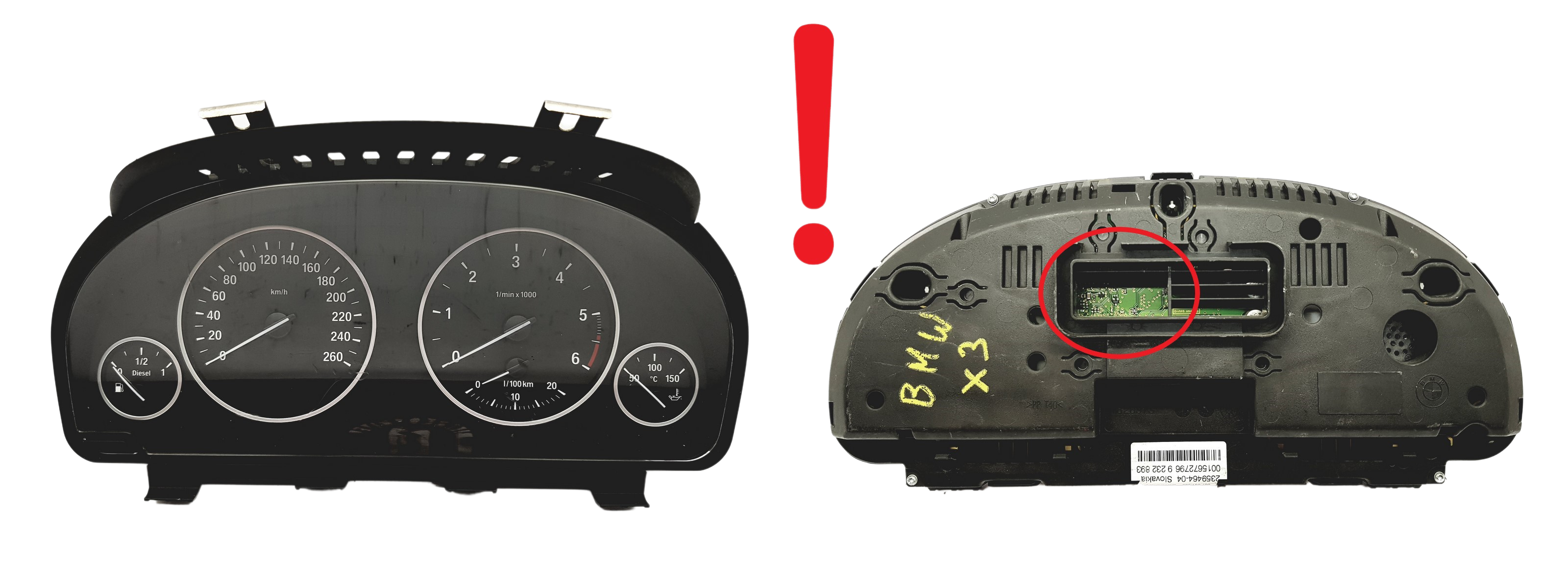 Speedometer/Instrument Cluster BMW 3 F30 F31 6210 IK9232893 main product photo
