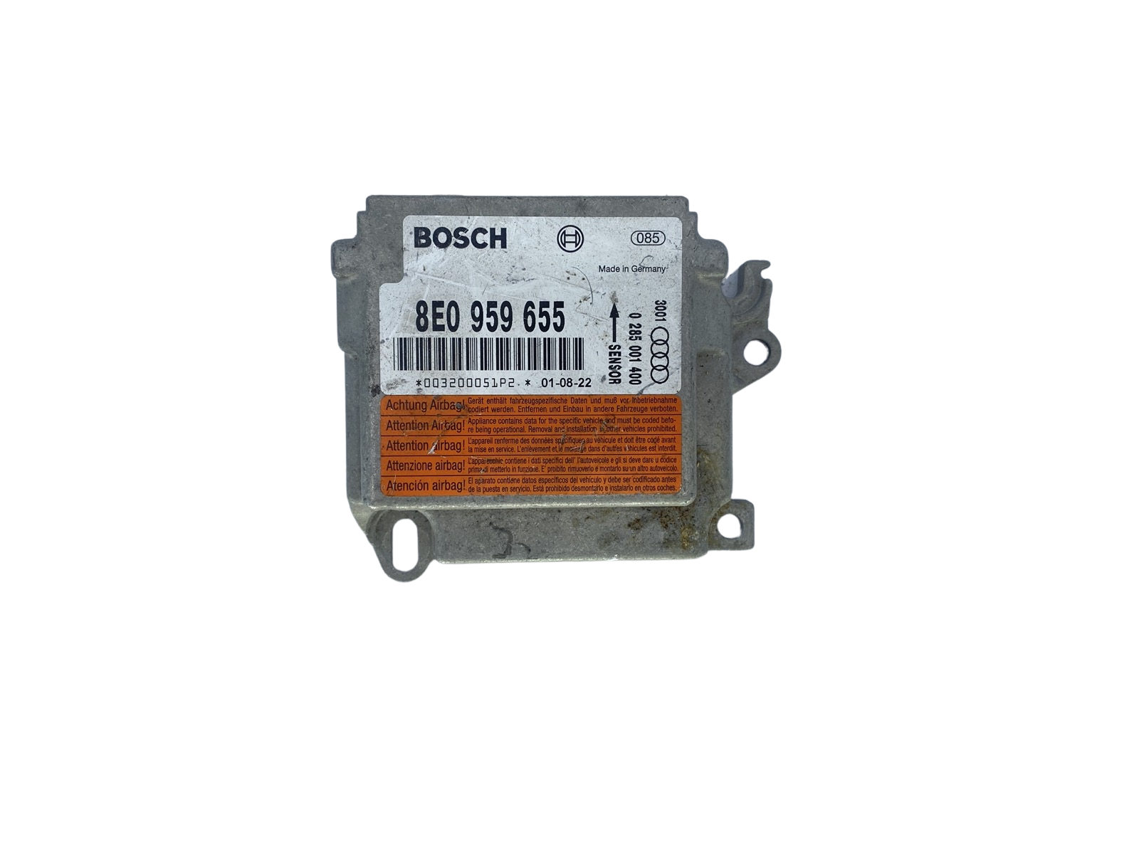 Controller 8E0959655 0285001400 Audi Bosch 58580 main product photo
