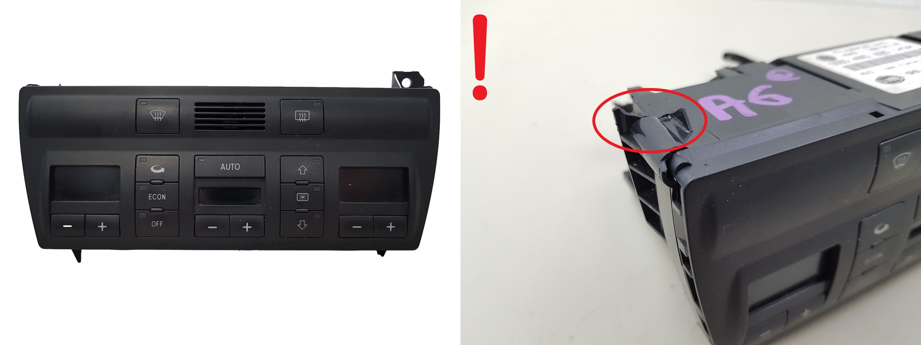 Heater Control Unit AC Audi A6 C5 4B0820043H 5HB007604-17 Hella main product photo