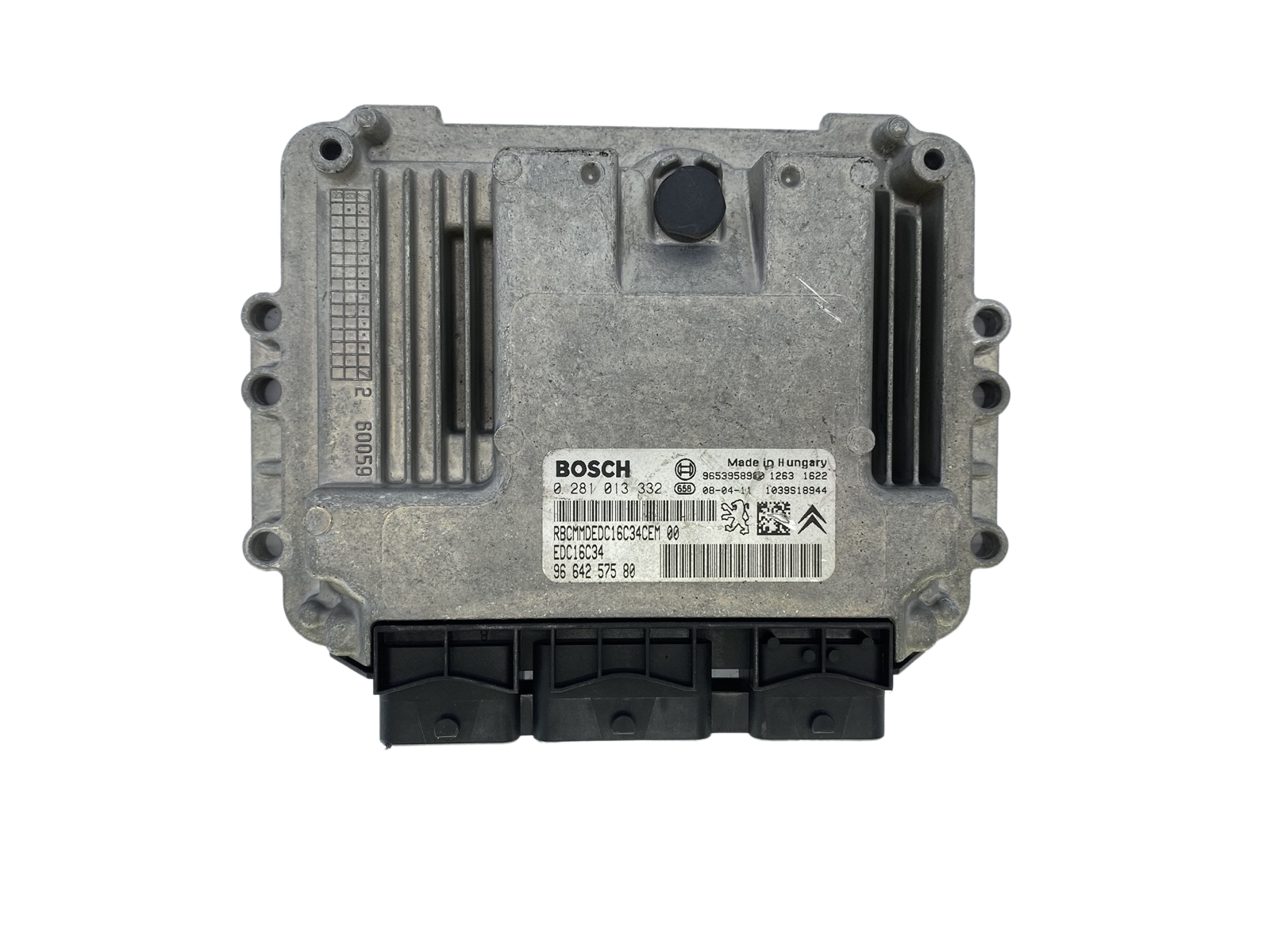 Controller 0281013332 9664257580 9653958980 EDC16C34 PSA Bosch 53267 main product photo