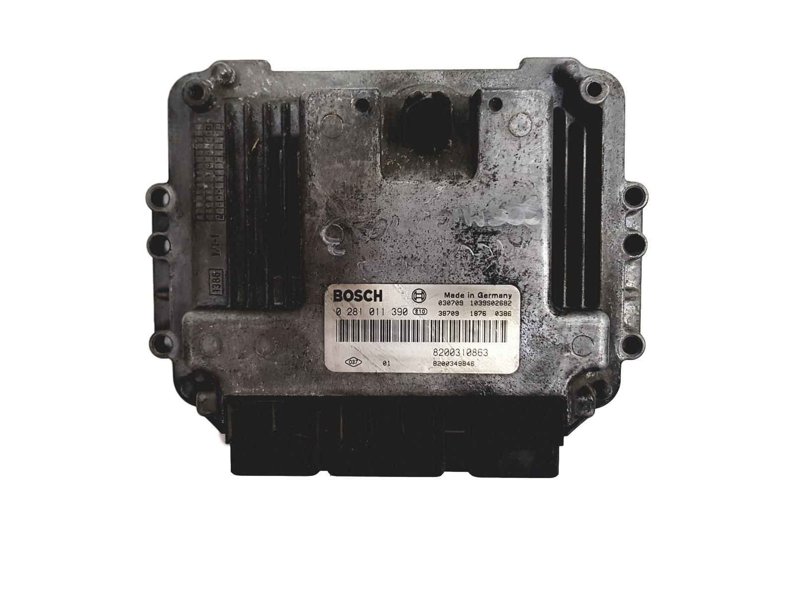 Controller 0281011390 8200310863 8200349846 Renault Bosch 3634 main product photo