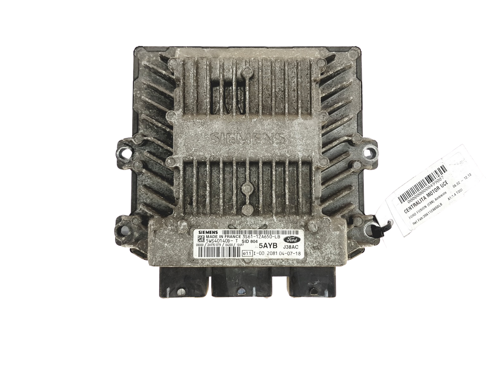 Controller 3S61-12A650-LB 5WS40140D-T SID 804 Ford Siemens 24034 main product photo