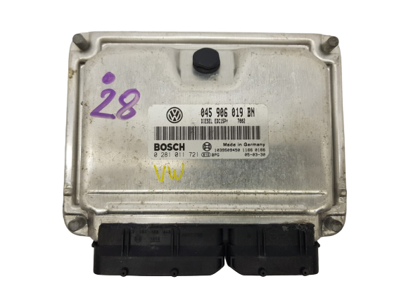 Engine Controller VW 045906019BN 0281011721 Bosch main product photo