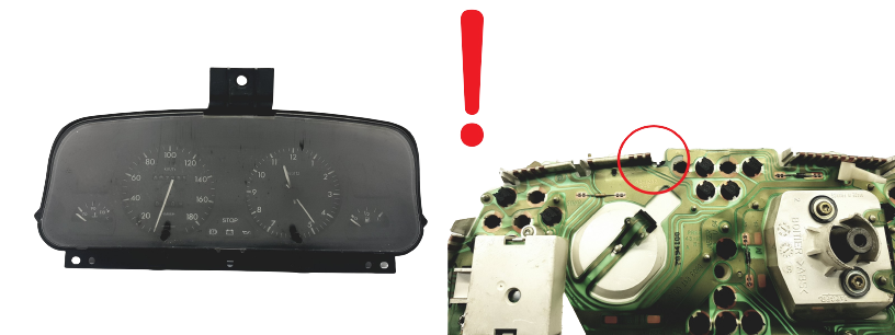 Speedometer/Instrument Cluster Jumpy Expert Scudo 1480110080 Fiat PSA 54764 main product photo