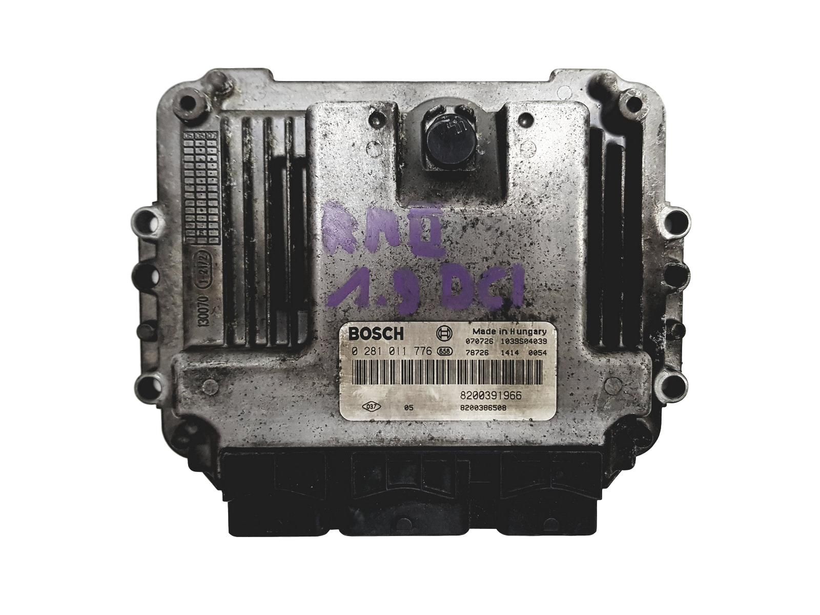 Controller 0281011776 8200391966 8200386508 Renault Bosch 12382 main product photo