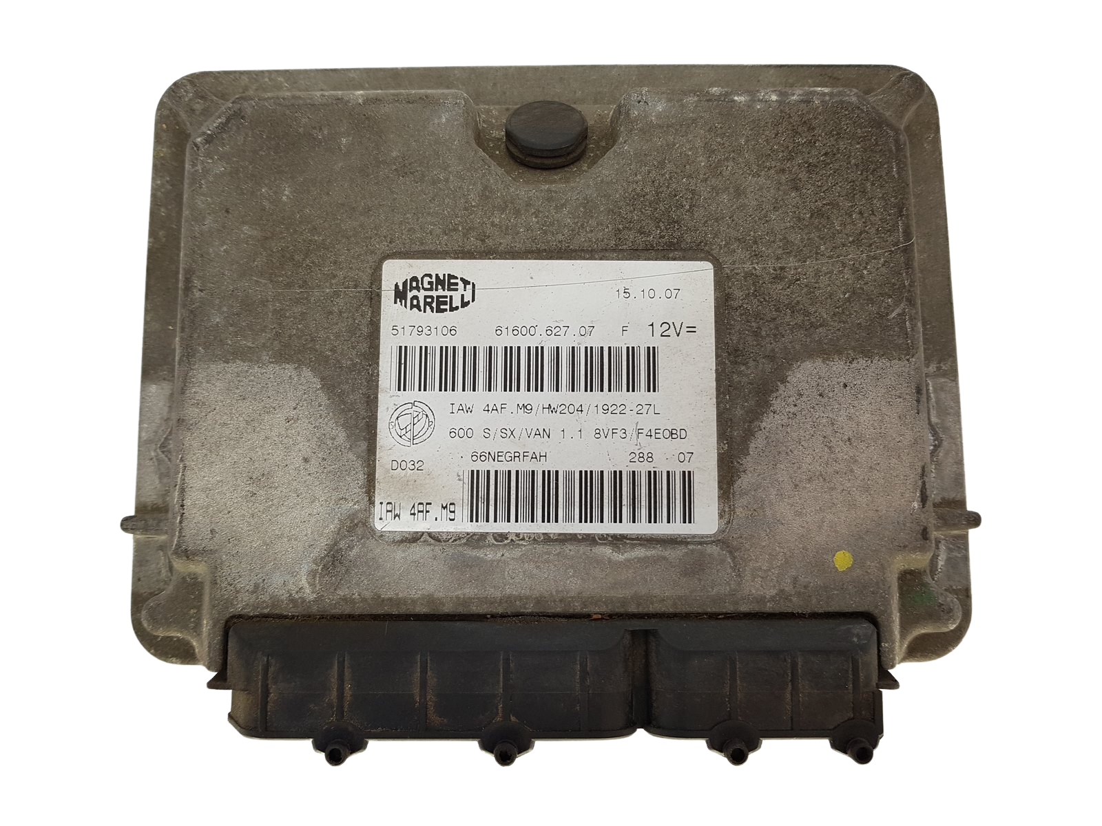 Controller 51793106 IAW4AF.M9 61600.627.07 Fiat Magneti Marelli 1043 main product photo