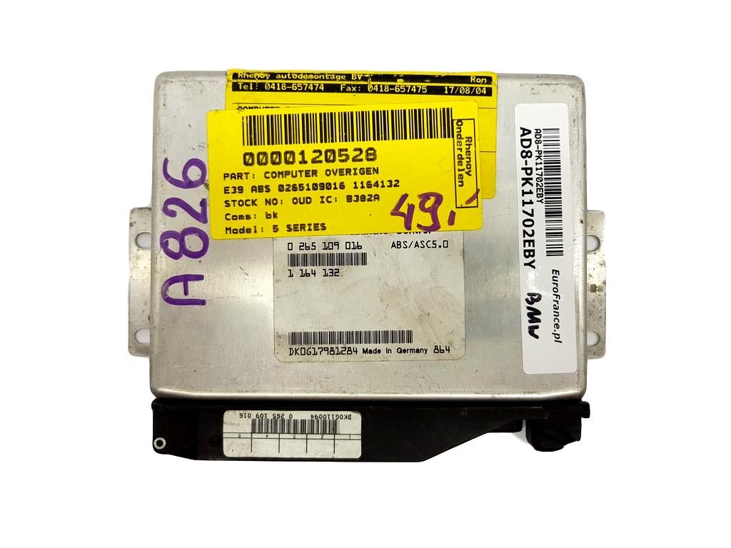 Controller ABS BMW 1164132 0265109016 main product photo