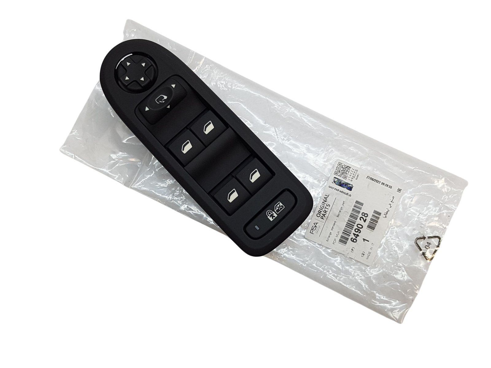 Window Opening Control Original Citroen Peugeot 649028