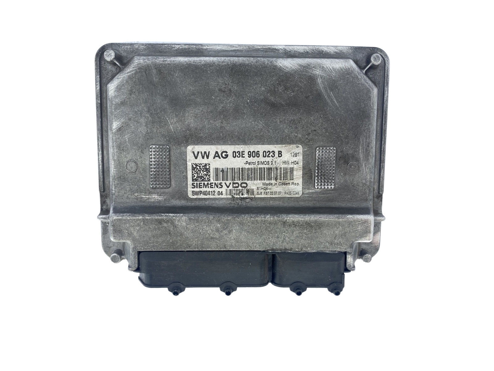 Controller 03E906023B 5WP40412 04 VW SKODA Siemens 50756 main product photo