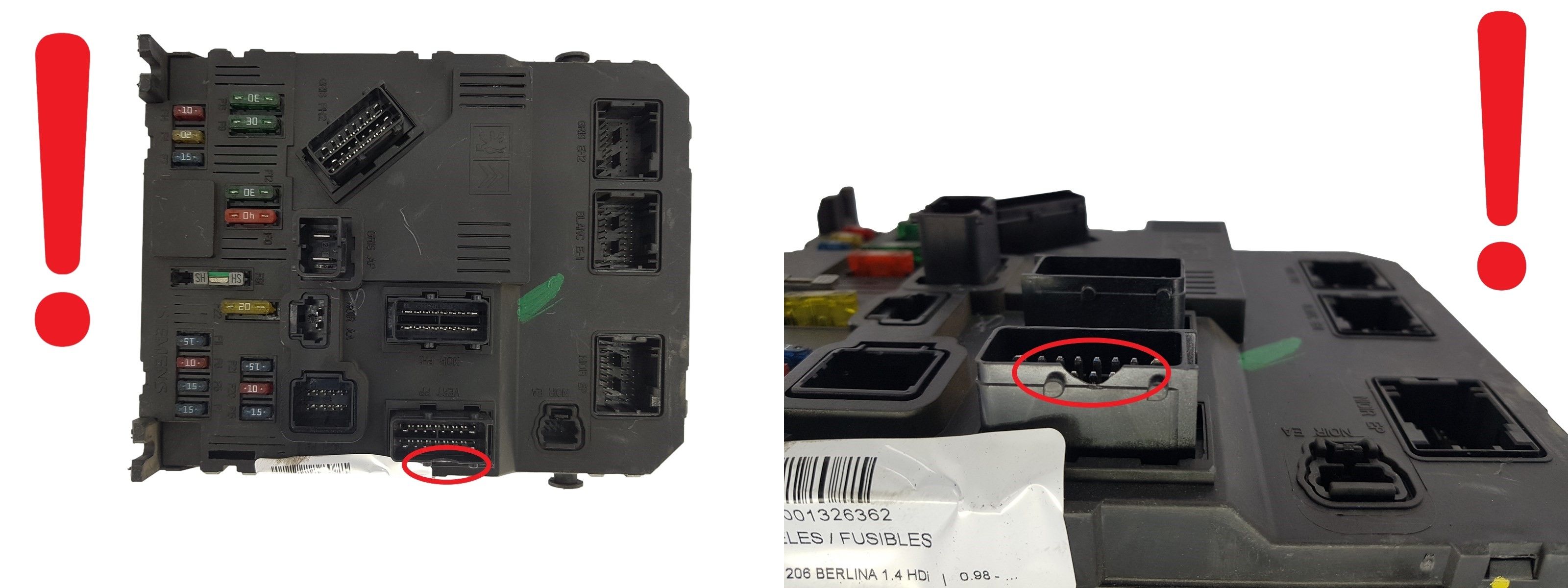 Controller BSI E02-00 9650584680 S118085220B PSA Siemens 1343 main product photo