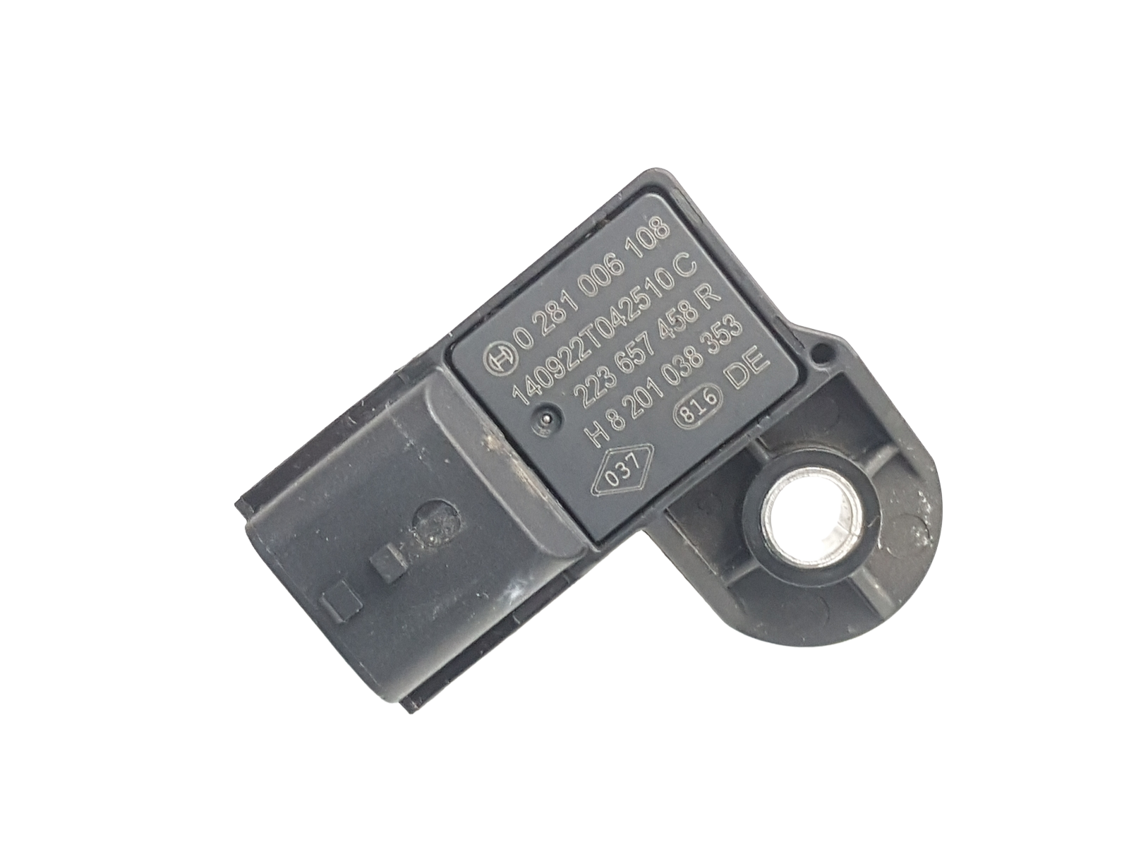 Vacuum Sensor 0281006108 223657458R Renault Opel Nissan 0km main product photo