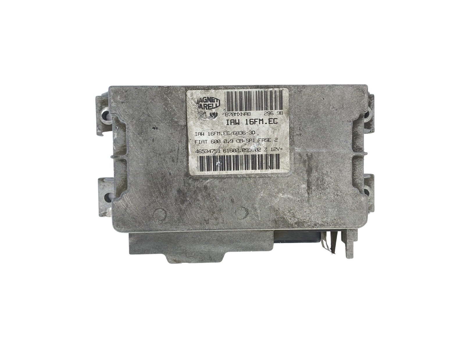 Controller Fiat 46534751 IAW16FM.EC 61602.095.02 Magneti Marell 55970 main product photo