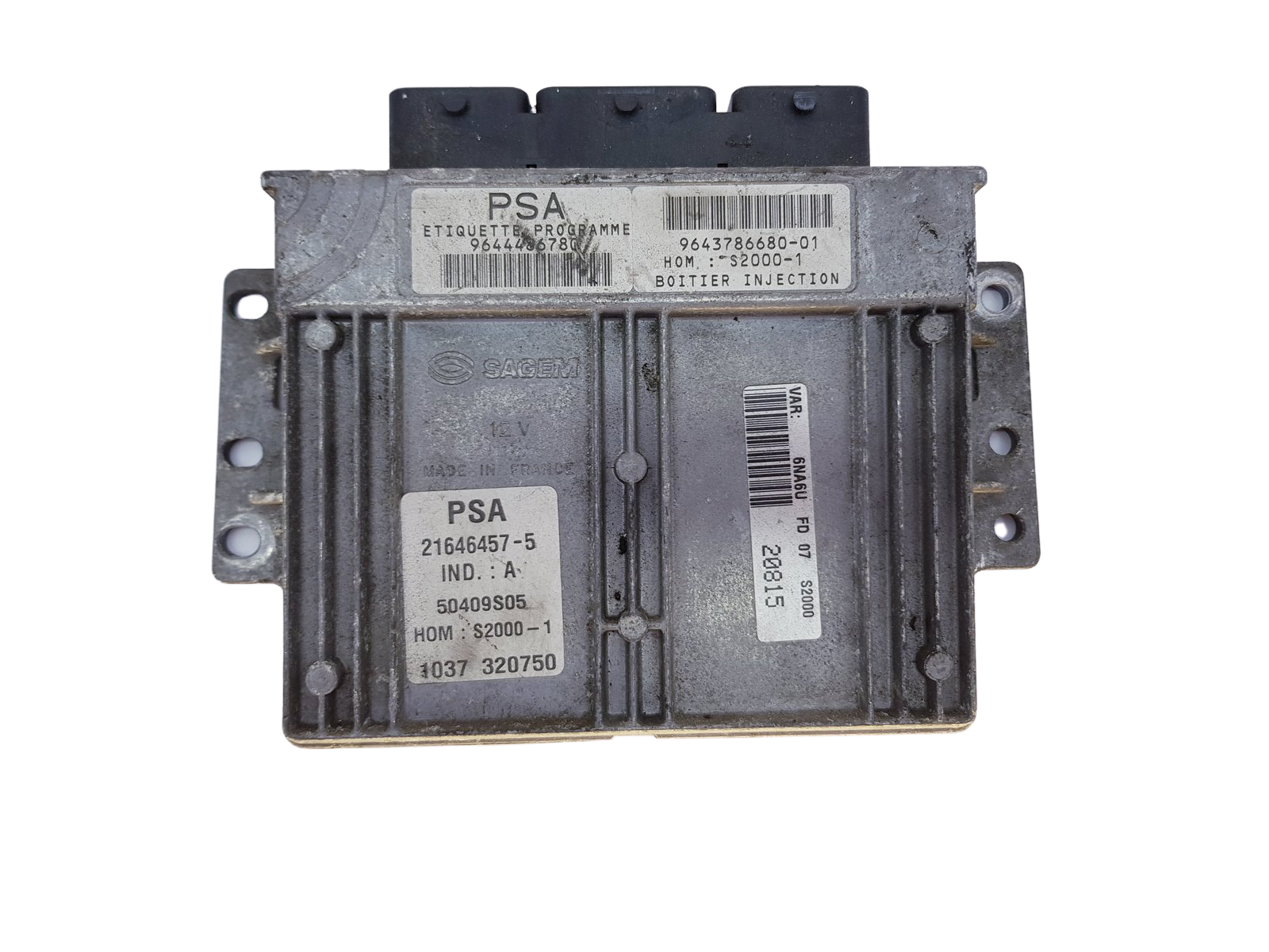 Controller 9644486780 9643786680-01 21646457-5 PSA Sagem 27655 main product photo