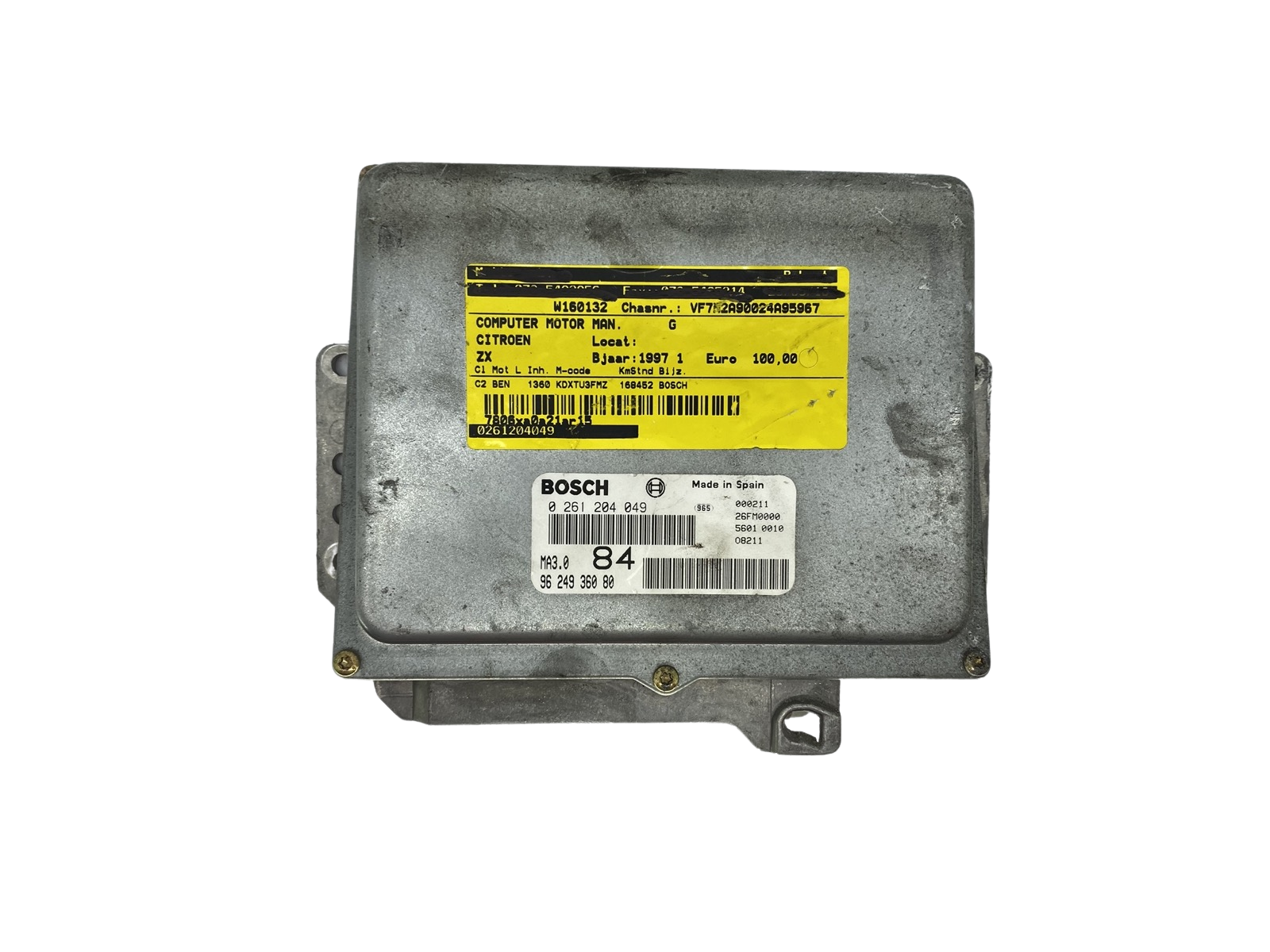 Controller 0261204049 9624936080 26FM0000 PSA Bosch 56988 main product photo