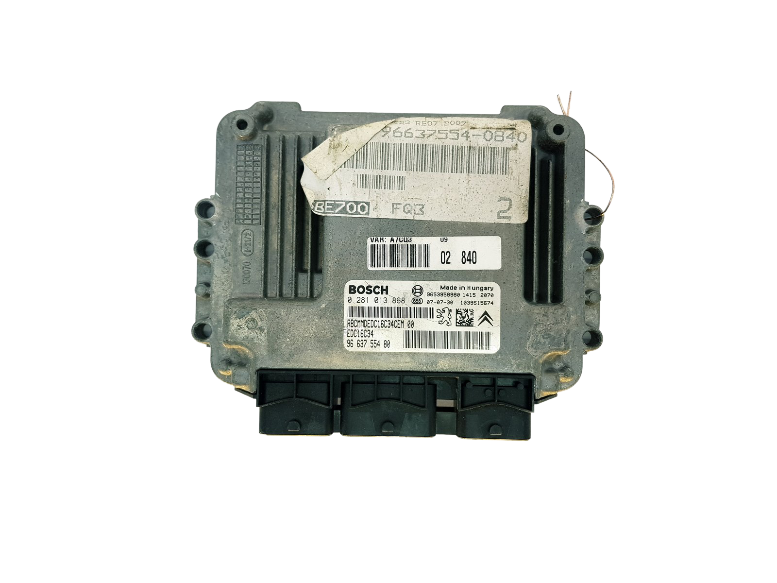 Controller 0281013868 9663755480 9653958980 PSA Bosch 32136 main product photo