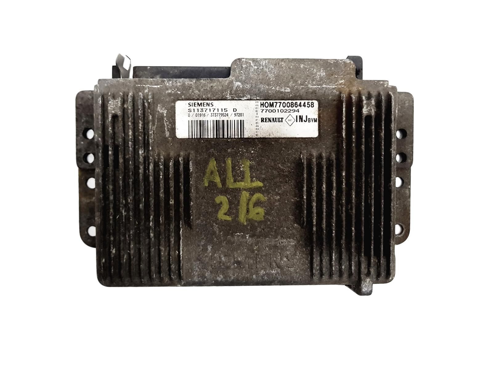 Controller 7700102294 7700864458 S113717115D Renault Siemens 4550 main product photo