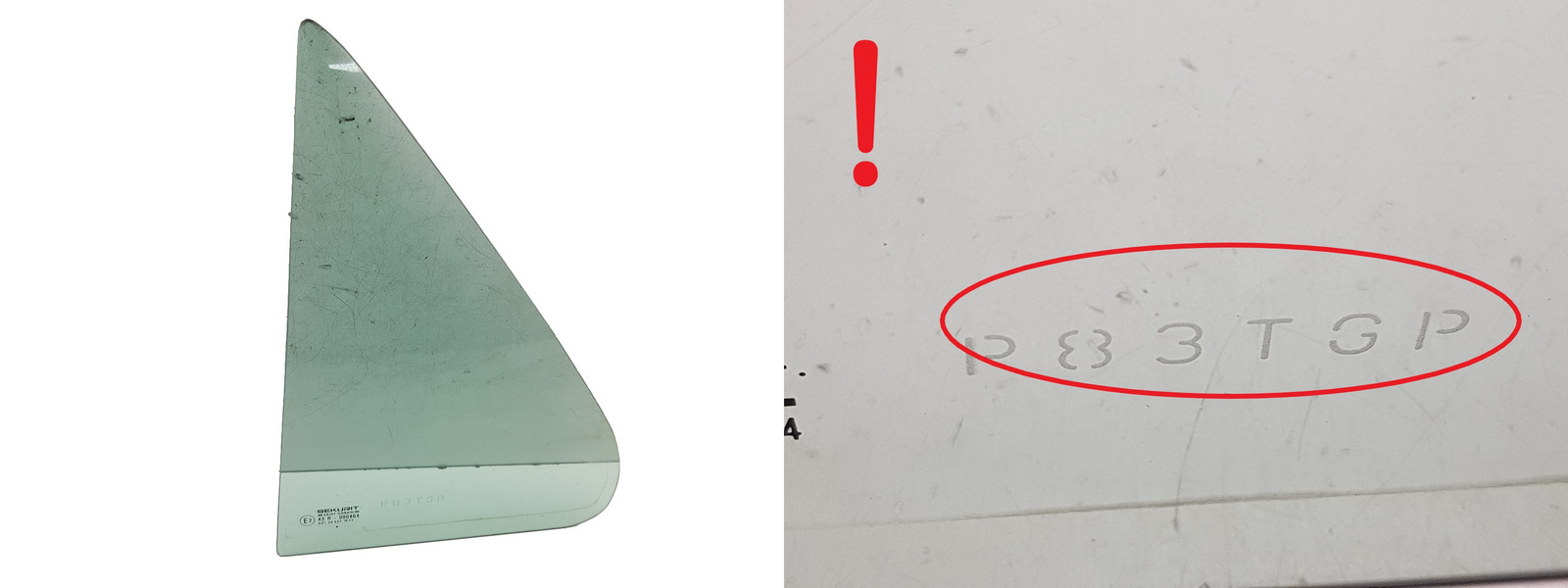 Door Window Left Rear 920368 Peugeot 106 Citroen Saxo AS2 74 main product photo