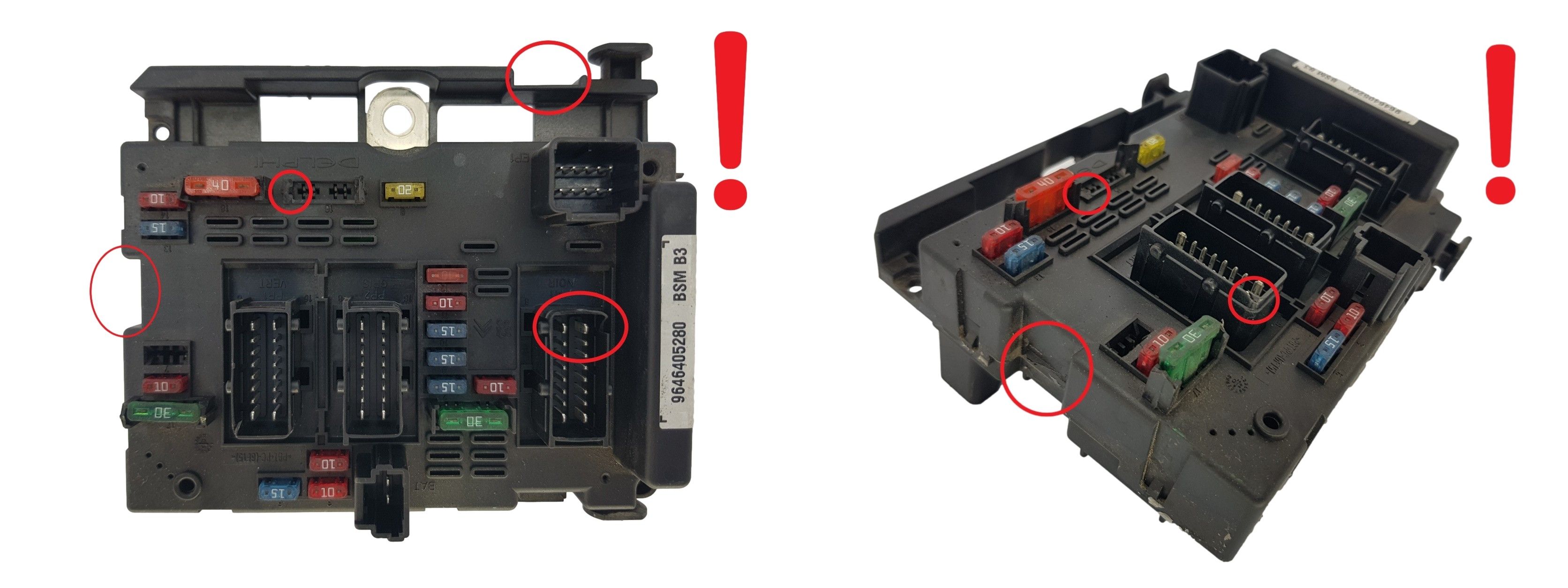 Controller BSM B3 9646405280 PSA Delphi 1665 main product photo