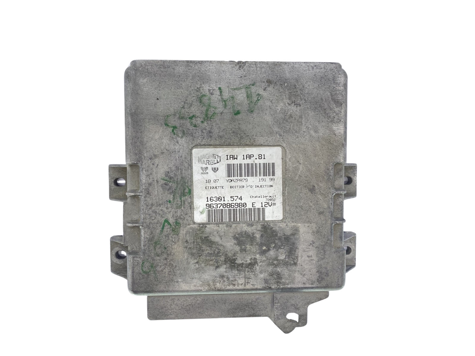 Controller 9637086980 16301.574 IAW1AP.81 PSA Magneti Marelli 63206 main product photo