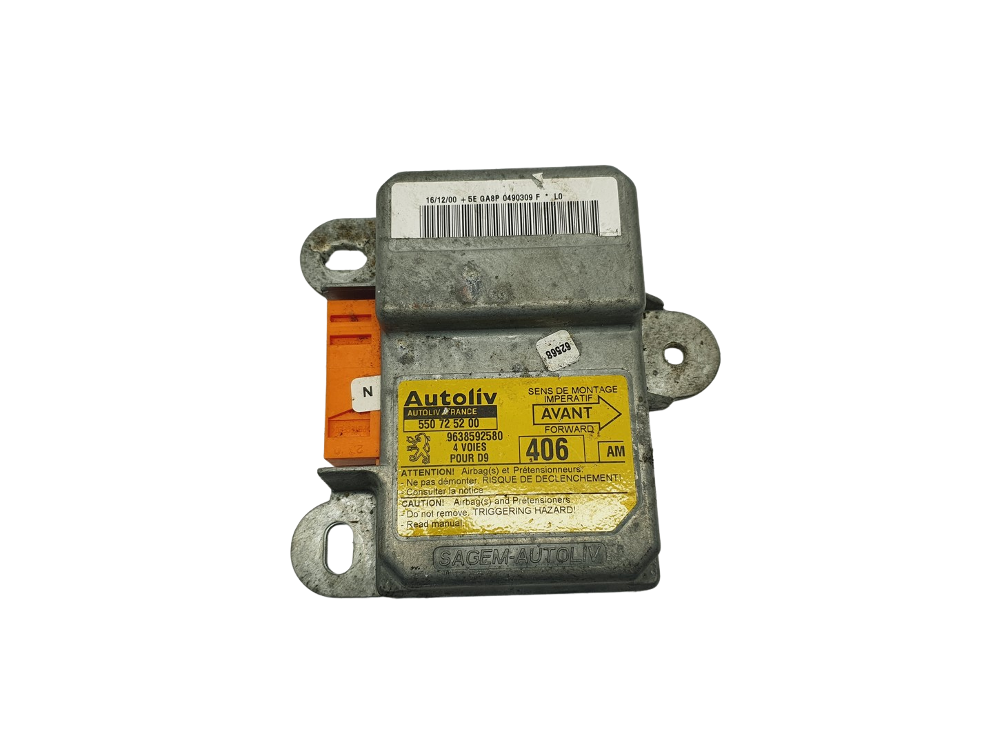 Controller 550725200 9638592580 PSA Autoliv 69177 main product photo