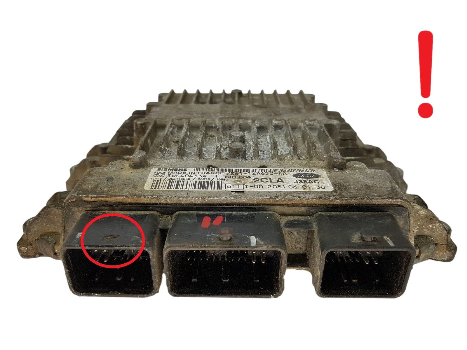Controller 7S61-12A650-AA 5WS40433A-T SID 804 2CLA Ford Siemens 14825 main product photo