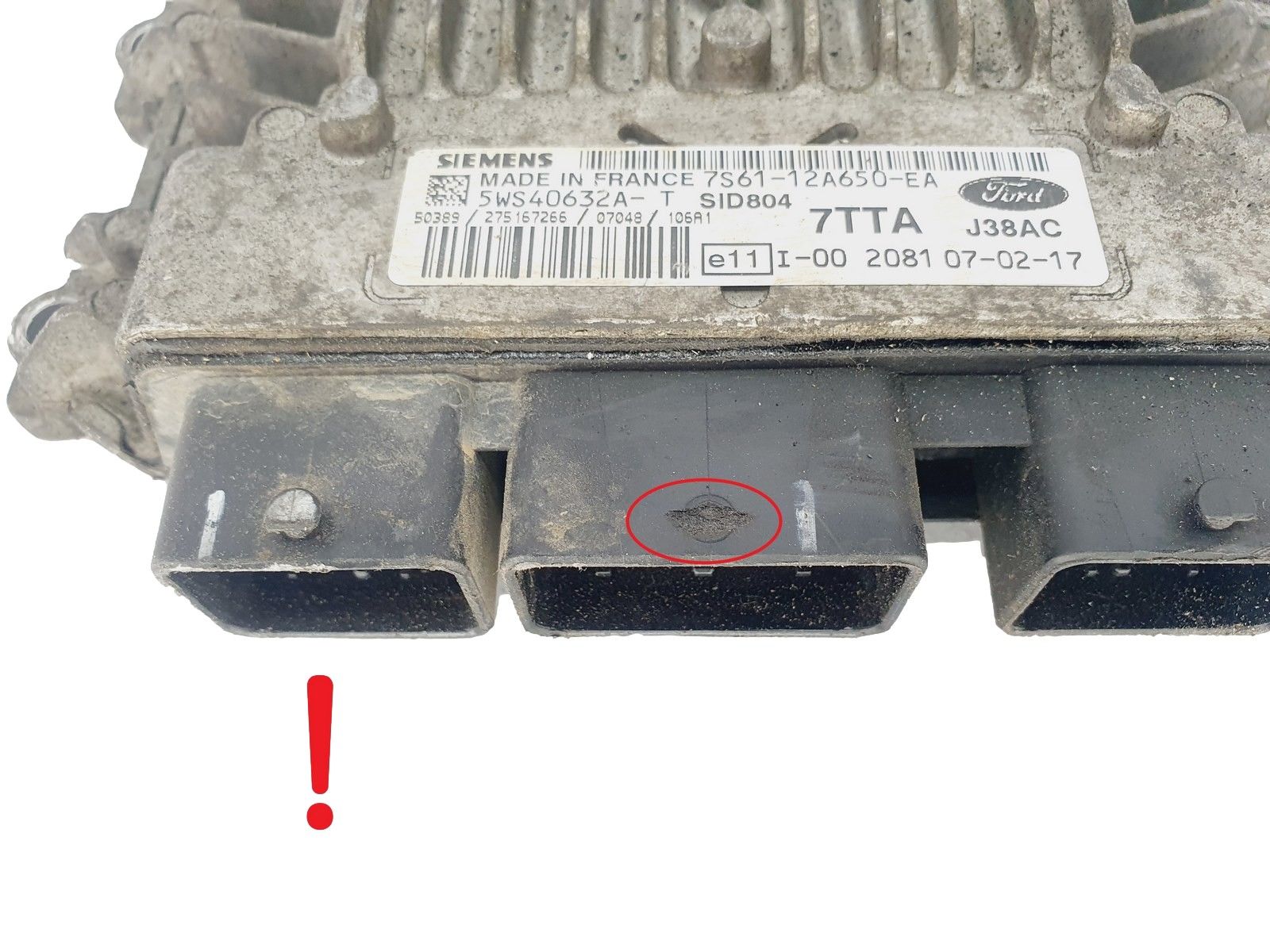 Controller 7S61-12A650-EA 5WS40632A-T SID 804 Ford Siemens 46435 main product photo
