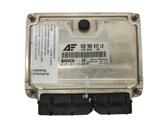 Controller Seat VW 038906019LQ 0281011144 Bosch main product photo