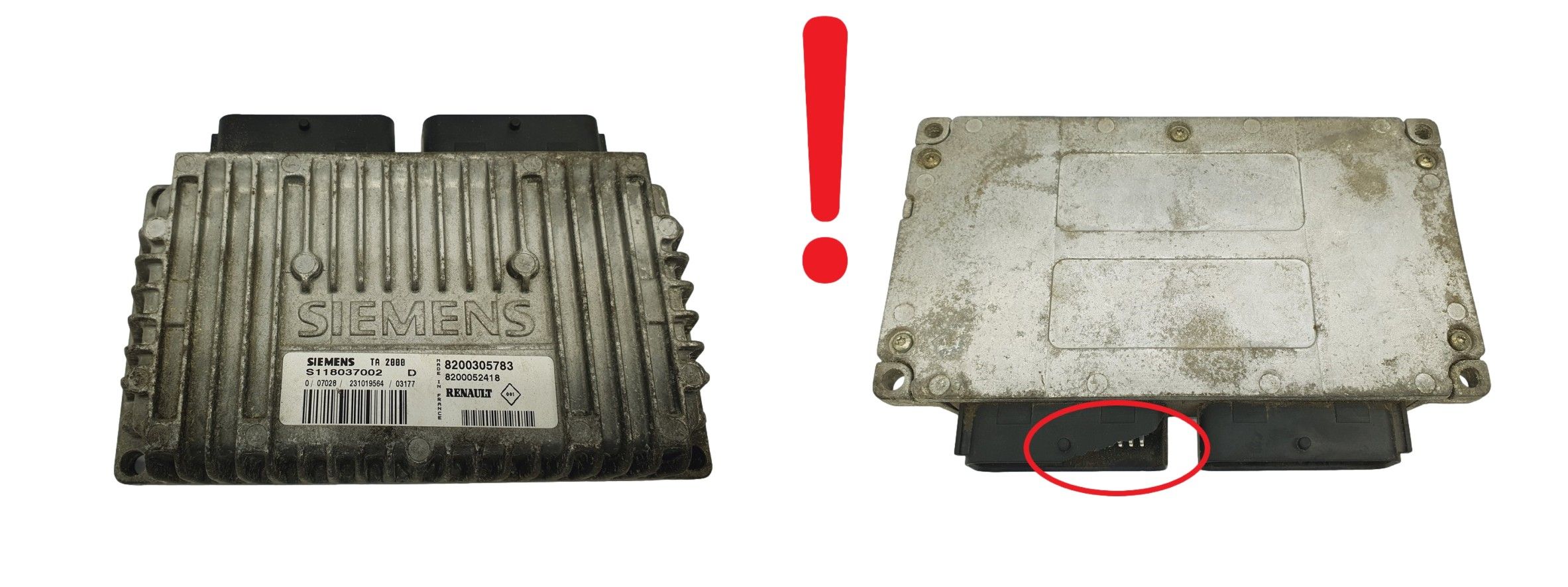 Controller S118037002D 8200305783 8200052418 Renault Siemens 68144 main product photo