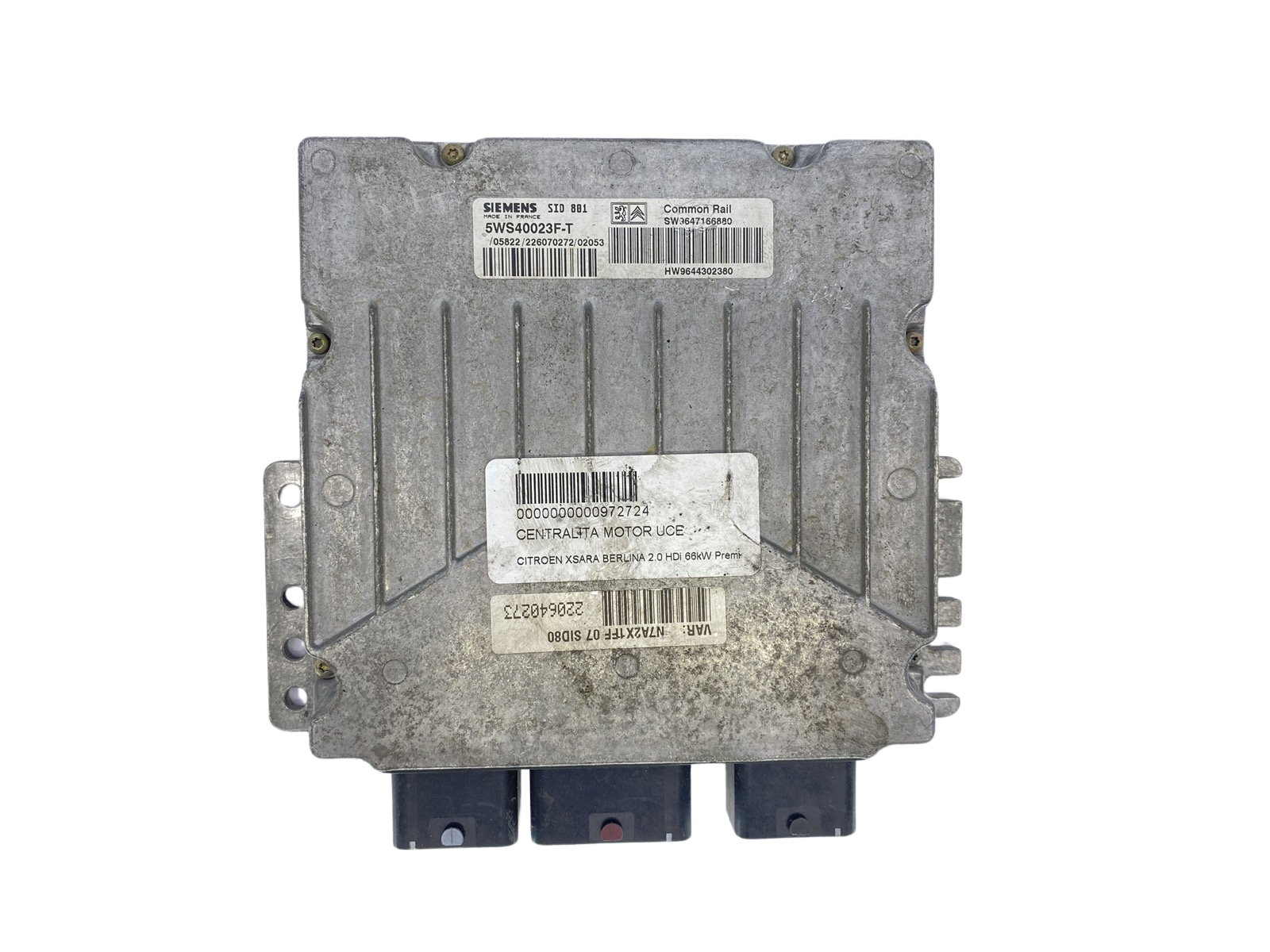 Controller 5WS40023F-T 9647166880 9644302380 PSA Siemens 63377 main product photo