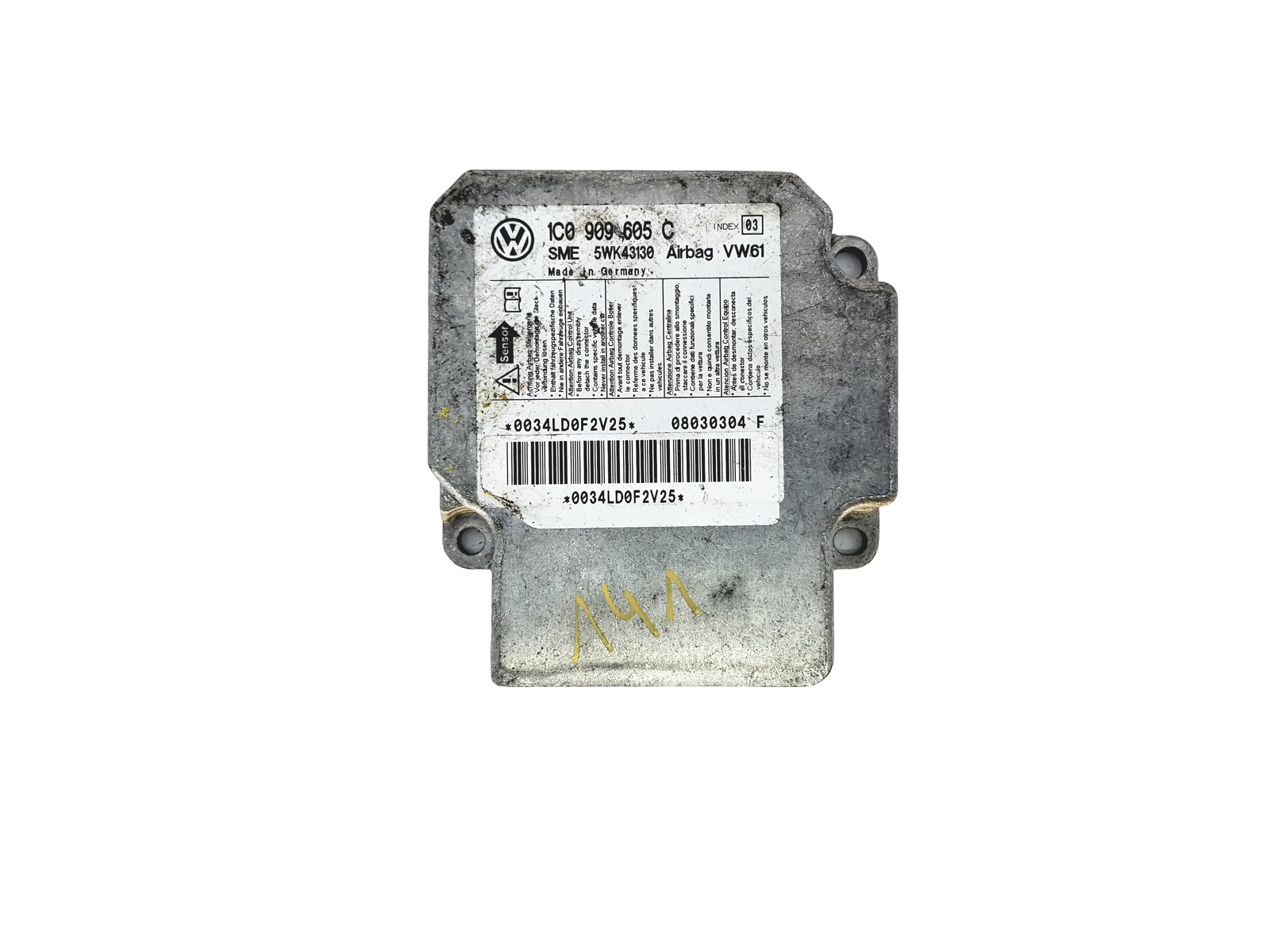 Controller Moduł 1C0909605C 5WK43130 VW Siemens 22981 main product photo