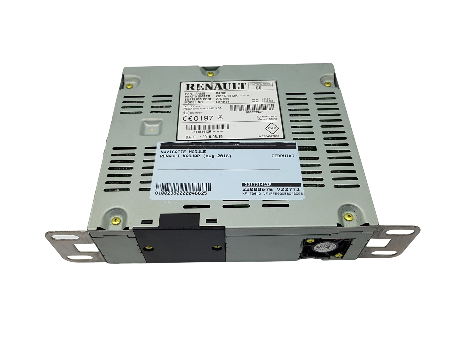 Navigation Radio Renault Kadjar 281151412R LANR14 main product photo