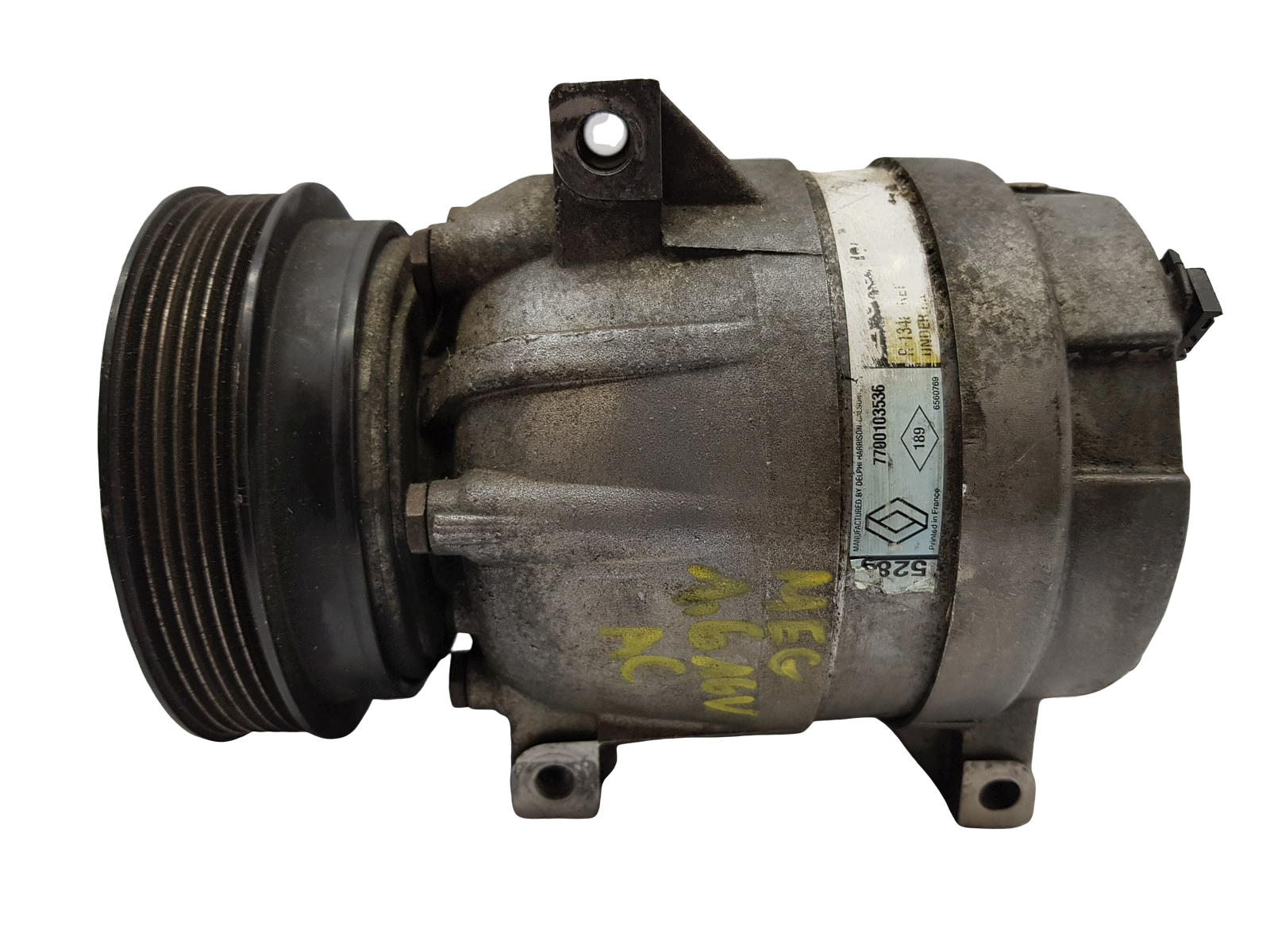 Air Con Compressor/Pump Renault Megane I 7700103536 1135289 5289 Delphi 7038 main product photo