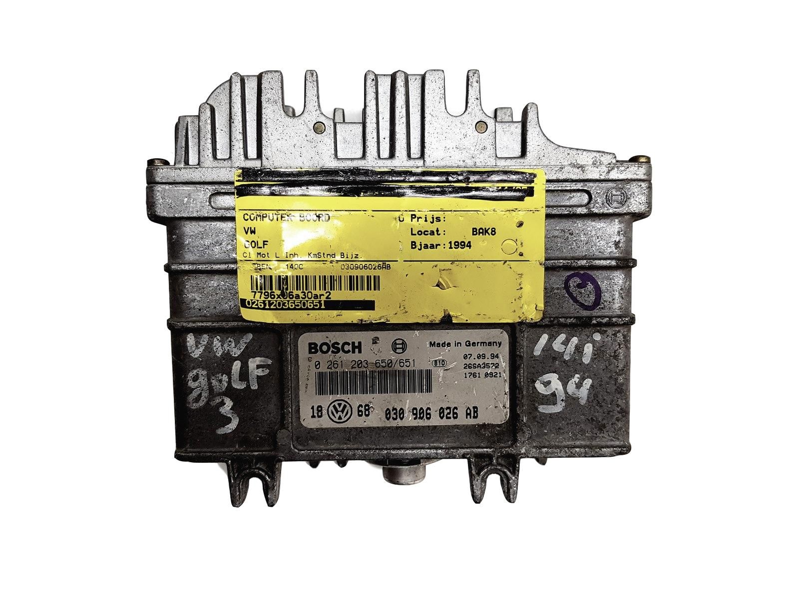 Controller 0261203650 030906026AB Volkswagen Bosch 11149 main product photo