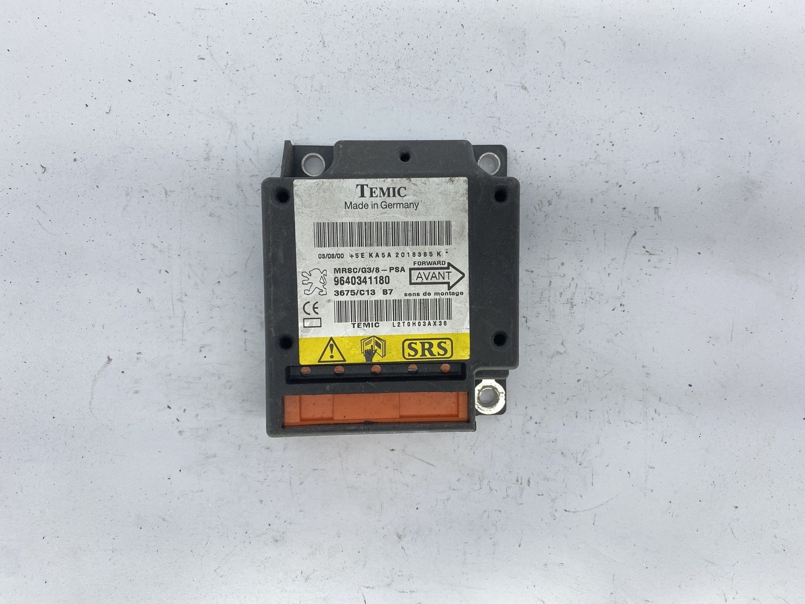 Controller 9640341180 3675/C13 B7 PSA Temic main product photo