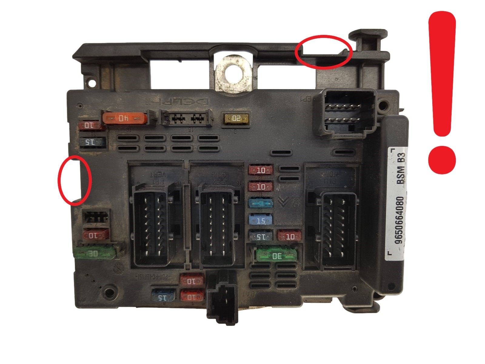 Controller BSM B3 9650664080 PSA Delphi 1232 main product photo