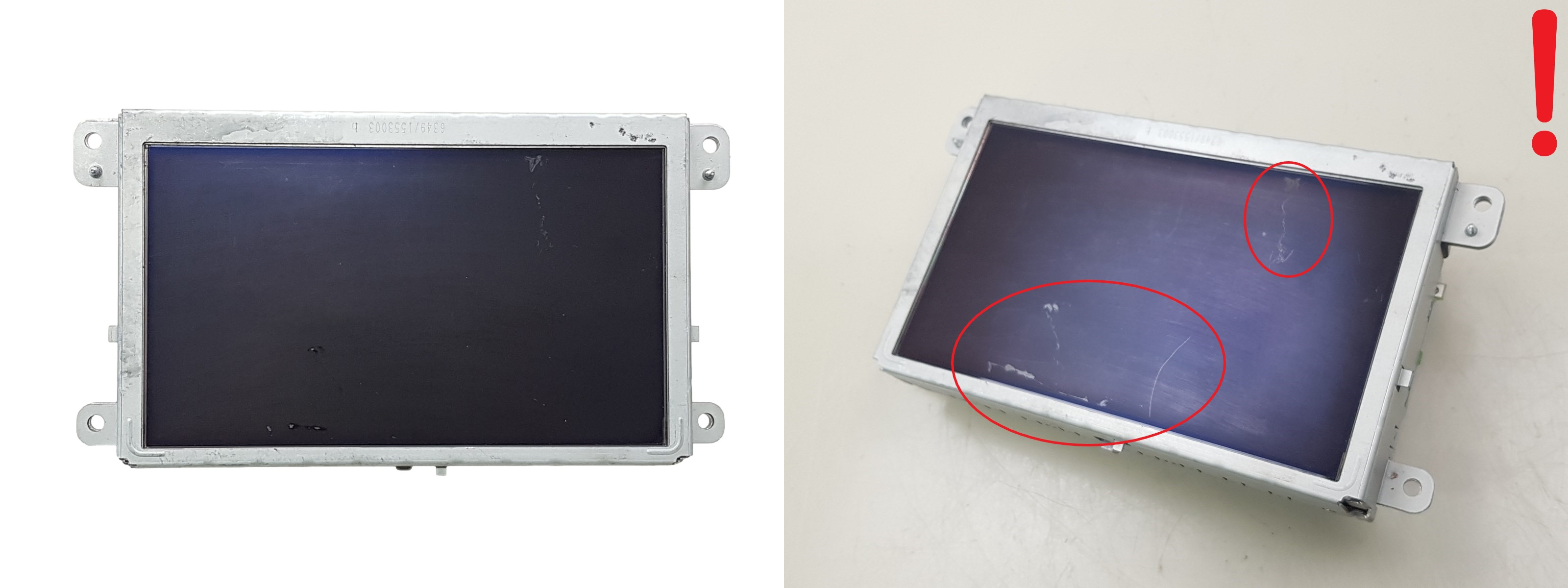 Navigation Display MMI Audi 4F0919603A BE6349 Becker 1060 main product photo