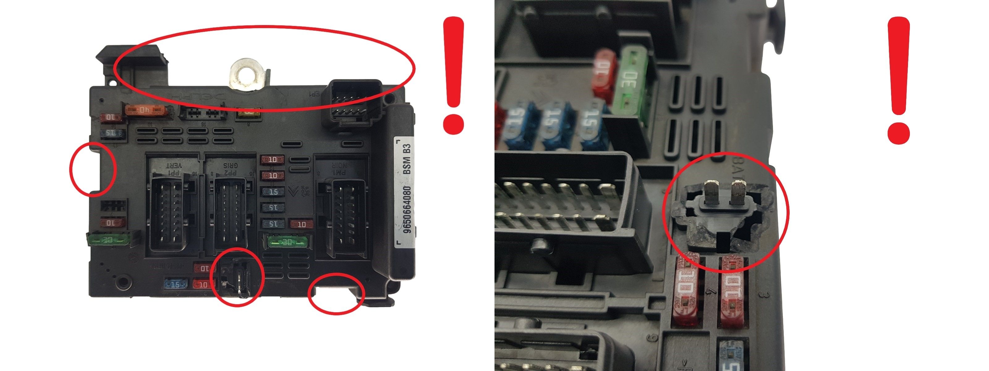 Controller BSM B3 9650664080 PSA Delphi 2029 main product photo