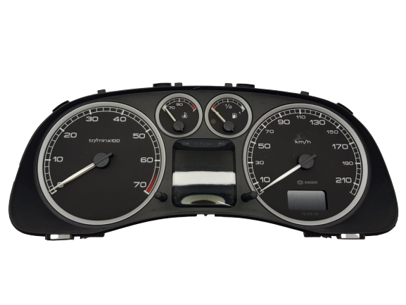 Speedometer/Instrument Cluster Peugeot 307 9645768480 E 01 18813 main product photo