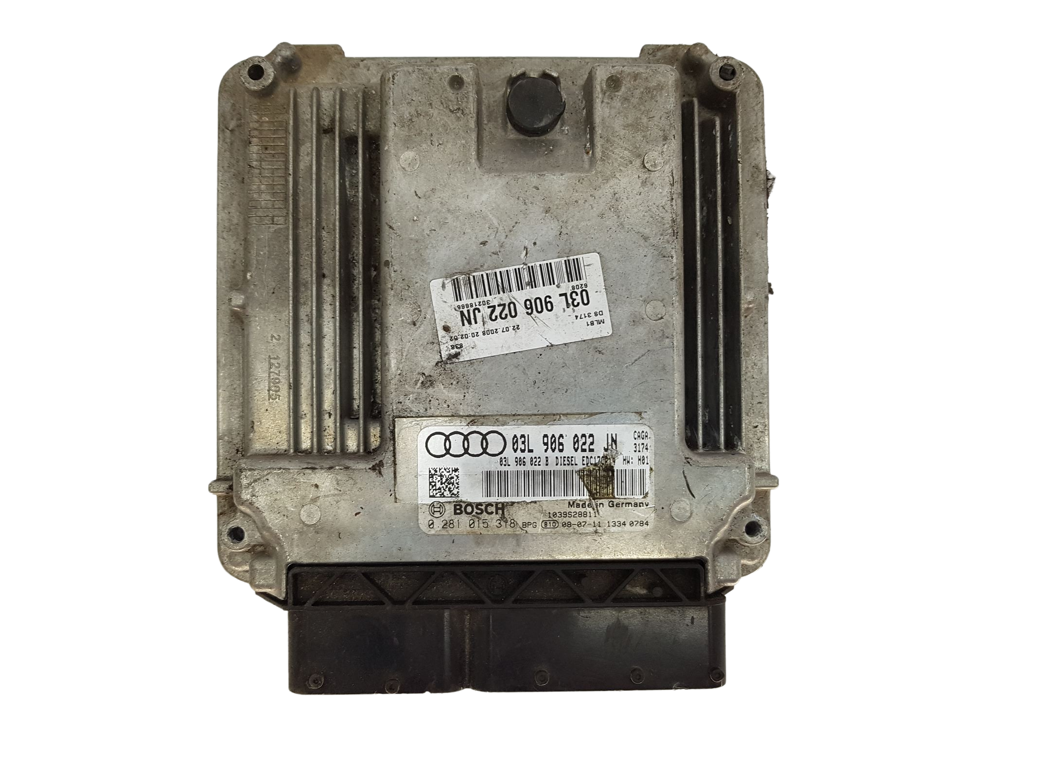Controller 03L906022JN 0281015318 03L906022B Audi Bosch main product photo