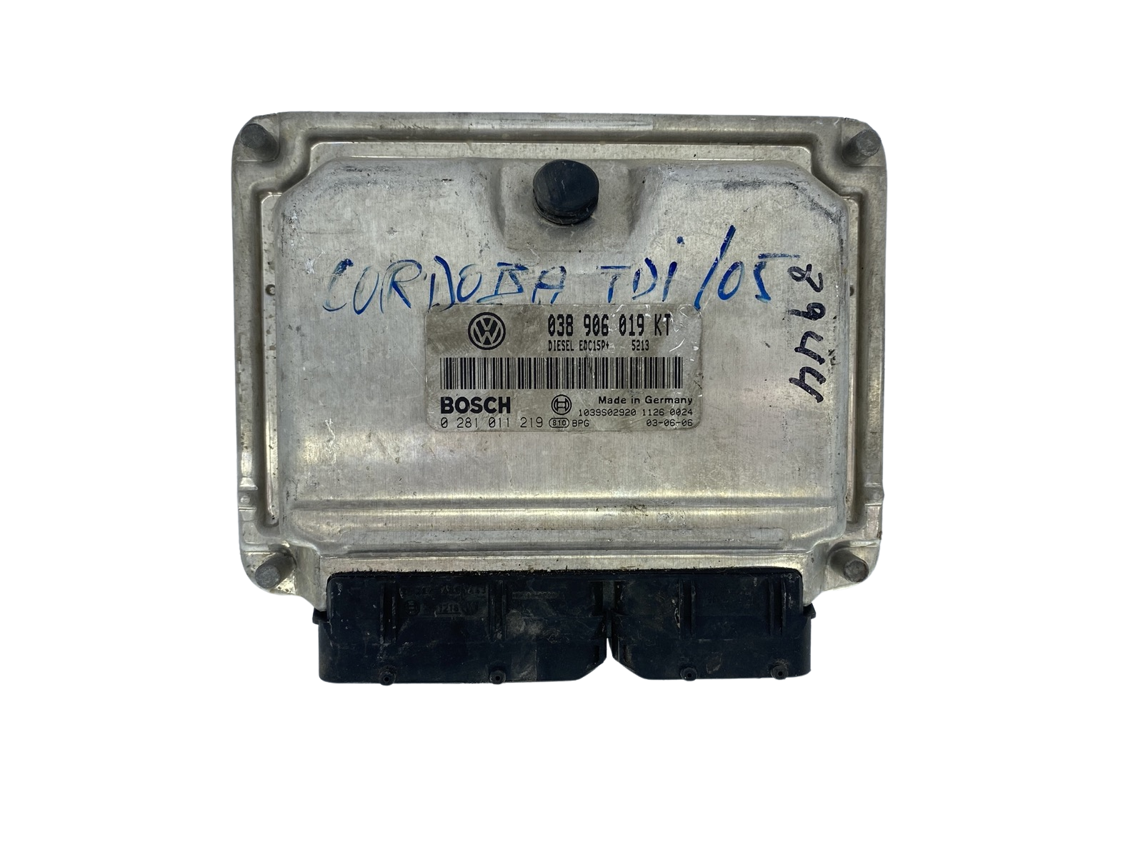 Controller Seat Skoda 038906019KT 0281011219 Bosch 52023 main product photo