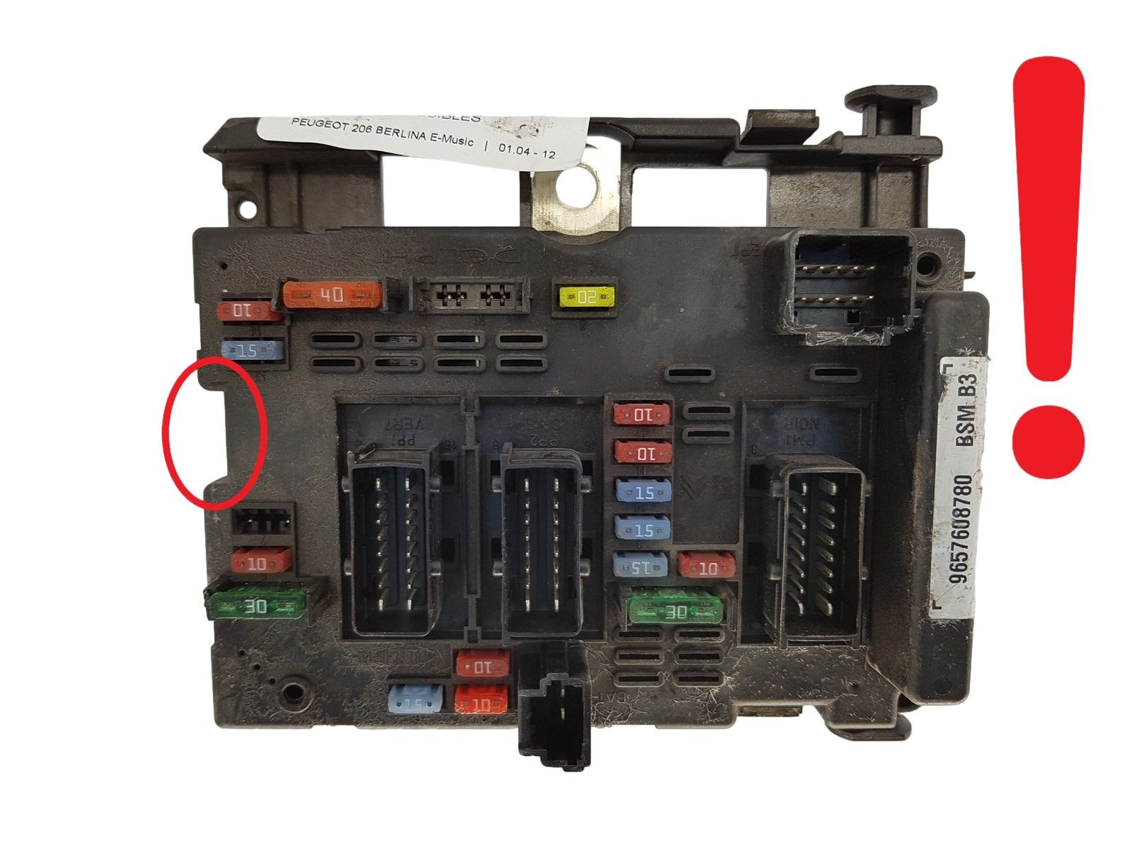 Controller BSM B3 9657608780 PSA Delphi 1243 main product photo